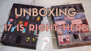 Unboxing 17 Is Right Here (here and hear versions)