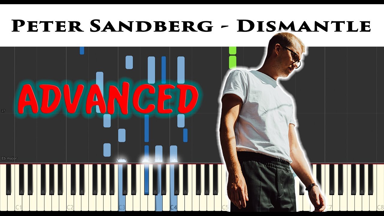Peter Sandberg - Dismantle | Piano Keyboard Tutorial & Sheet Music