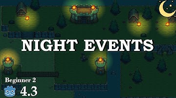 light effects on evening - Learn Godot 4 2D - no talking