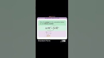 MULTIPLY numbers written in STANDARD FORM  #maths #math #mathematics #mathsrevision #mathsexam