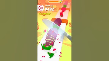 Perfect Slices game Fruit cutting game play #shorts #perfectslices