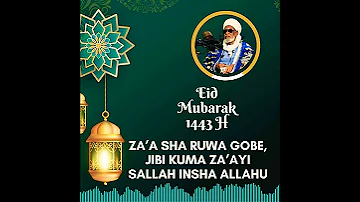 Sanarwan Ganin Watan Shawwal Daga Maulana Sheikh Dahiru Usman Bauchi RTA 