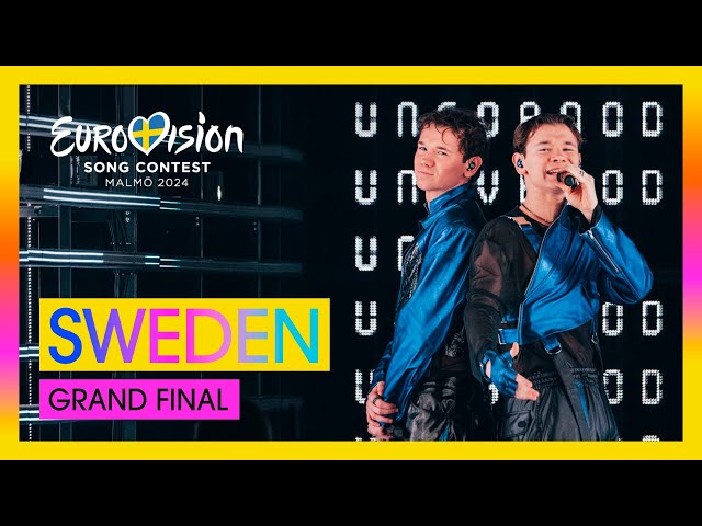 Marcus & Martinus - Unforgettable (LIVE) | Sweden 🇸🇪 | Grand Final | Eurovision 2024 class=