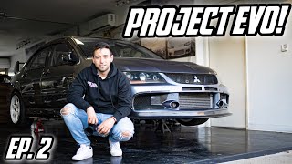 Building The ULTIMATE 550WHP Mitsubishi Evo 9! | EP.2