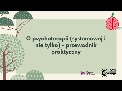 O psychoterapii (systemowej i nie tylko) - przewodnik praktyczny - mgr Krystian Kaczor