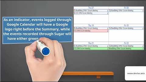 Google Calendar Integration Animated Product Video