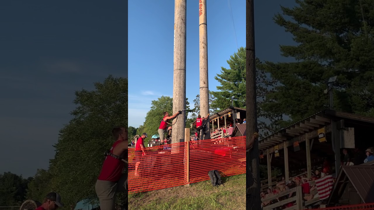 Lumberjack World Championships Speed Climbing Compilation!