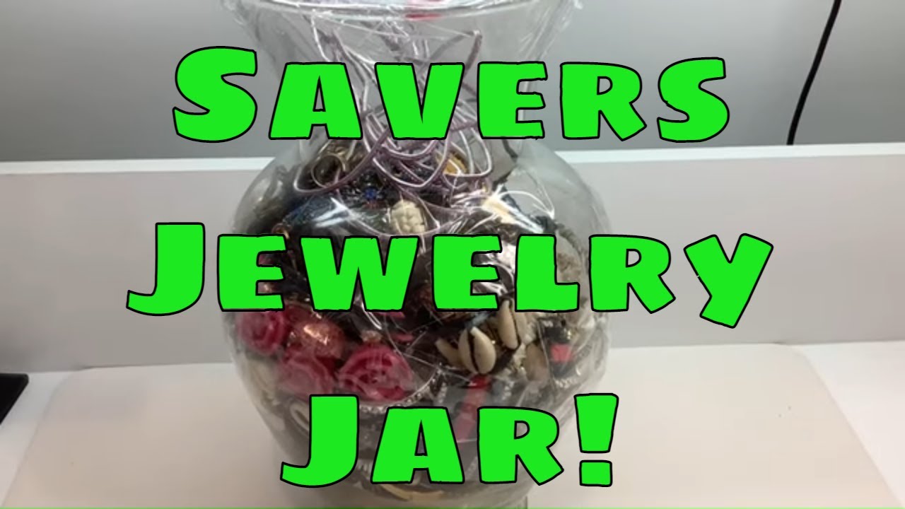Open a Savers Jewelry Jar with me! unboxing unjarring jewelrysale