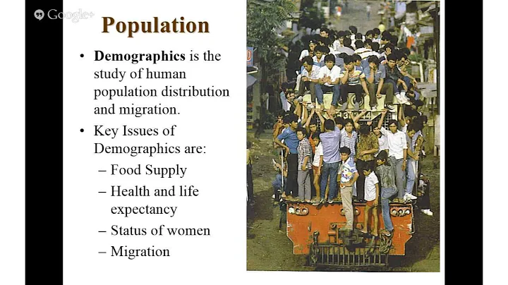 Chapter 2 - Key Issue #1 - Population Clustering Overview