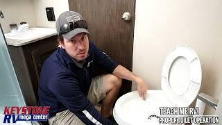 Proper RV Toilet Operation   Teach Me RV!