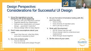 Realizing Safe, Intuitive User Interfaces: Key Considerations for Regulated Medical Devices