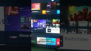 mx player app launched  in samsung smart tv  apps section#shorts #samsung #youtubeshorts #mxplayer screenshot 5