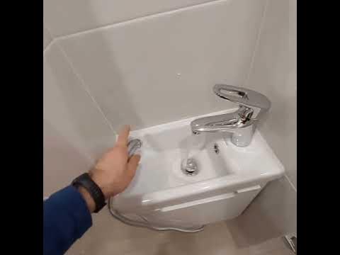 Очень полезная штука - раковина в туалете👆#раковина #туалет # ...