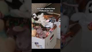 what would your childhood stuffed toy say to you now? • credit: lobotomyhousewife/tiktok #nostalgia