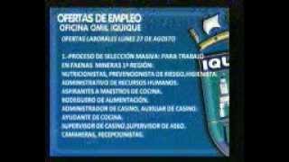 TANDA COMERCIAL TARAPACÁ TELEVISIÓN 2012