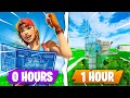 I gave 5 Fortnite players ONE HOUR to build me anything...