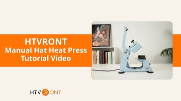 How to Use the HTVRONT Manual Hat Heat Press – Step-by-Step Guide!