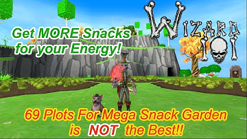 Wizard101 69 Plots Mega Snack Garden is NO LONGER the Best! Couch Potato / Evil Magma Pea
