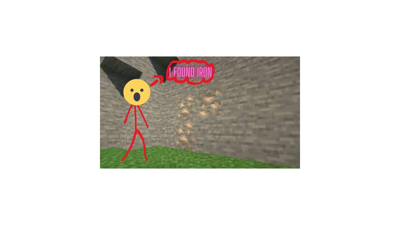I Found Iron !! | minecraft survival series ep 2 - YouTube