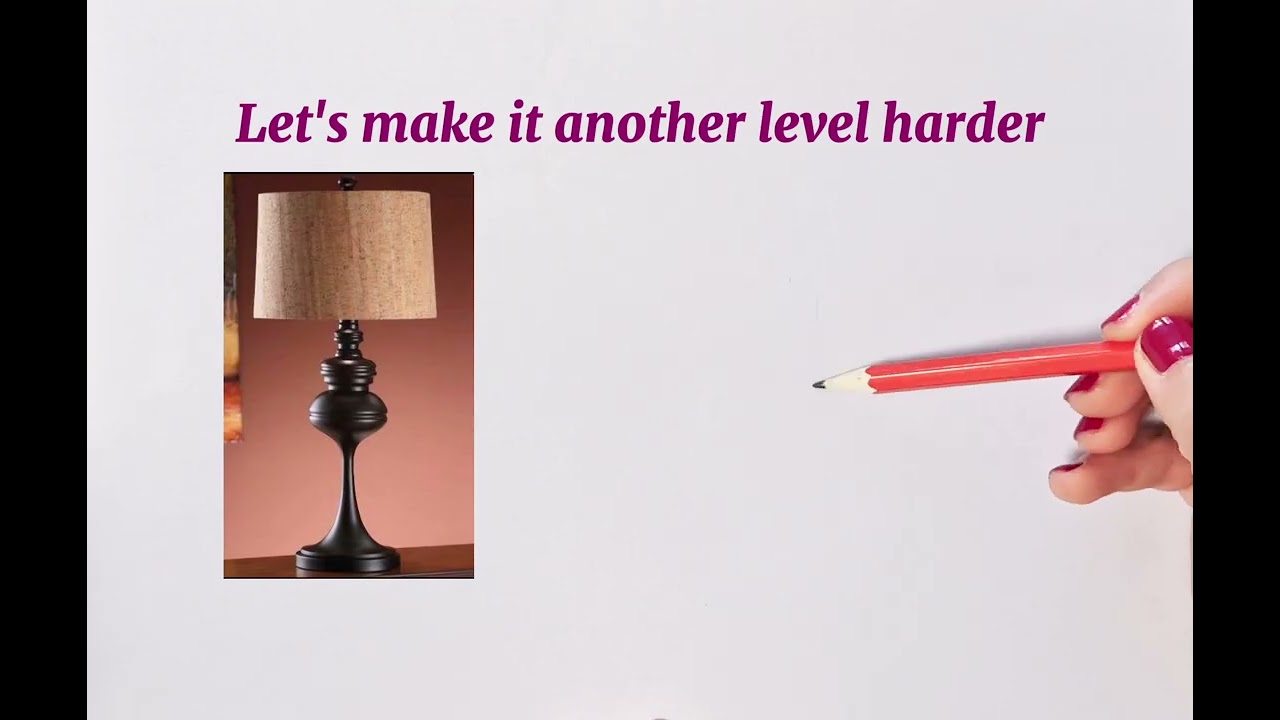 Drawing Practice No.2: Building Objects from Lines and Shapes: side lamps - Abjure