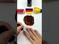 Germany flag nail color😍🇩🇪