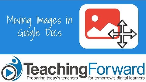 Moving Images in Google Docs