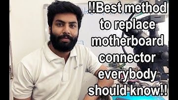 How to replace any iPhone logic board connector || mobile phone connector repair