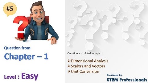 AP Physics 1 | Video Solution of Ch-1 | James S. Walker-Physics  | Problems and Conceptual Questions