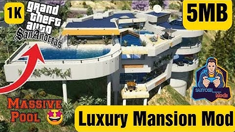 Hill Mansion Mod || Gta Sa Android || Santosh Mods 1K Subscribers Special V1 ❤️
