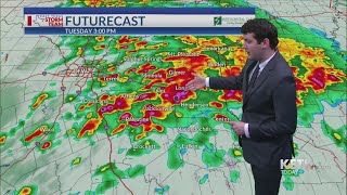 Monday Morning Forecast (05/05/25): Widespread Storms on Tuesday; Some Severe