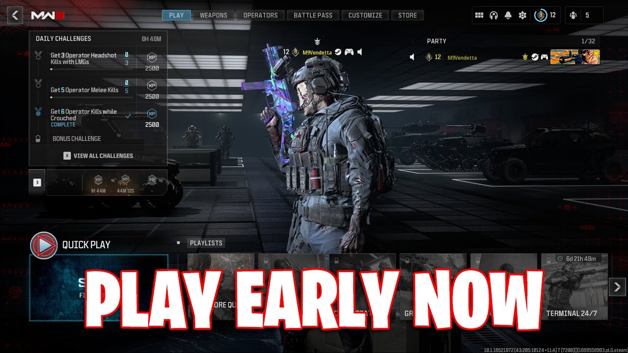 How to Play Call of Duty: MW3 Early On PC