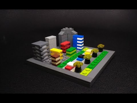 LEGO | Microscale City | MOC | Building Tutorial