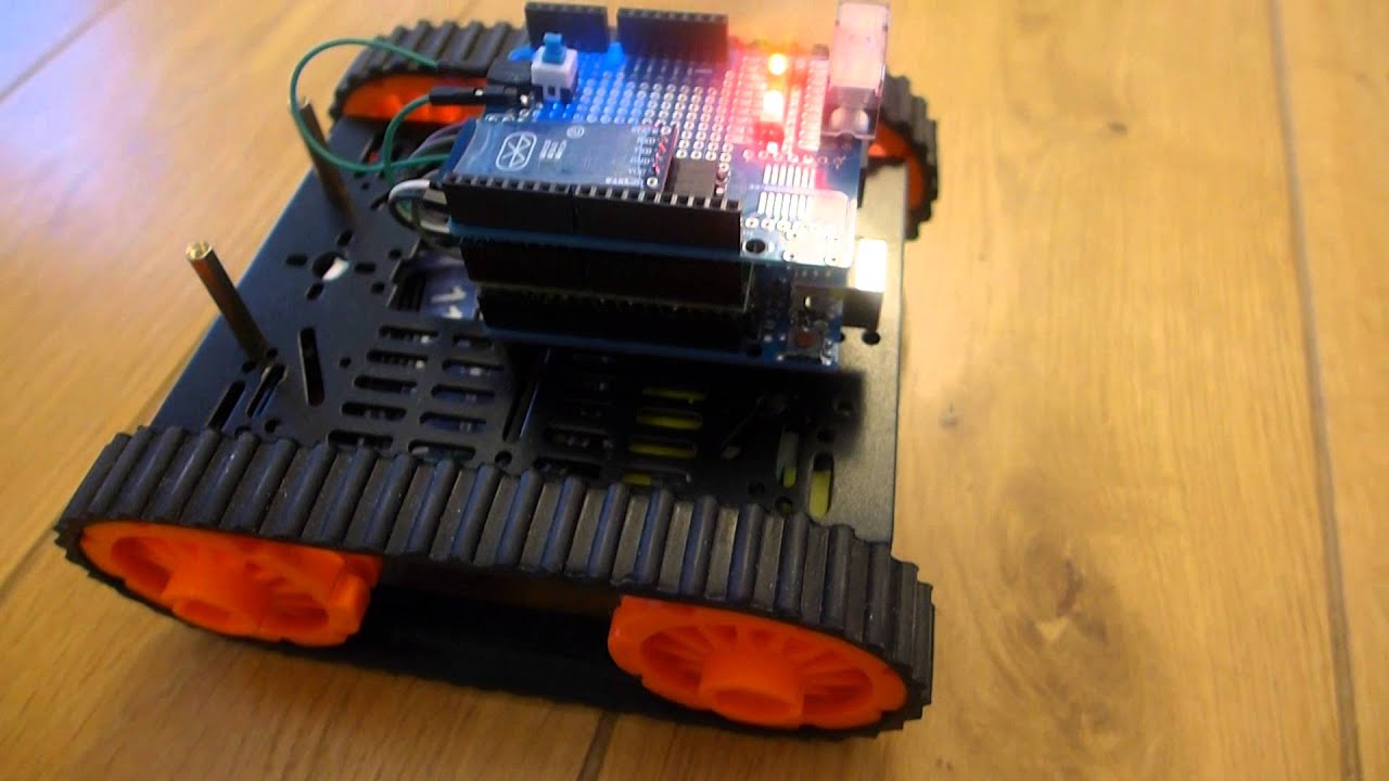 Tank Treader Arduino Arduino tank - closeups - YouTube