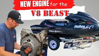 V8 turbo ski new engine