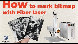 Ezcad2 tutorials: How to mark bitmap with Fiber laser 