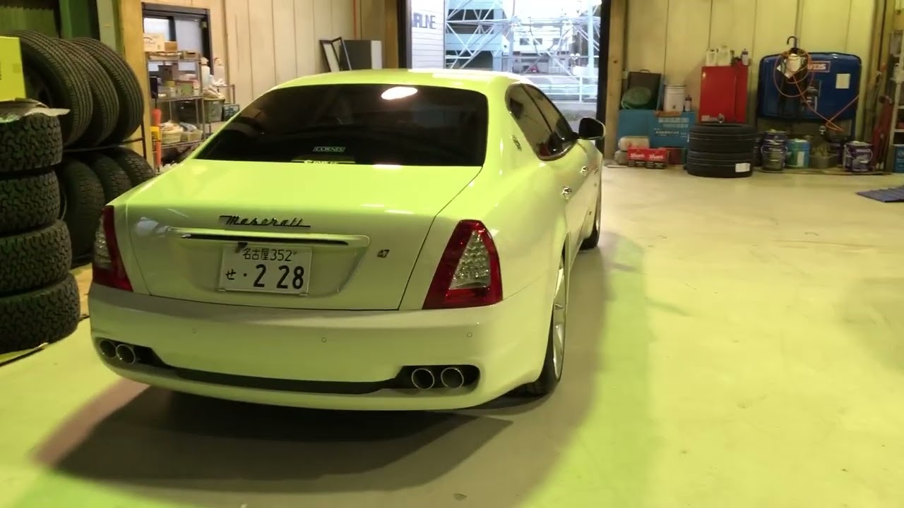 Maserati Quattroporte S 4.7 ＆ Kreissieg F1Sound Valvetronic Exhaust System💕(ValveOpen＆ColdStart)