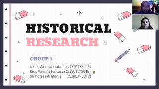 Historical Research by group 3