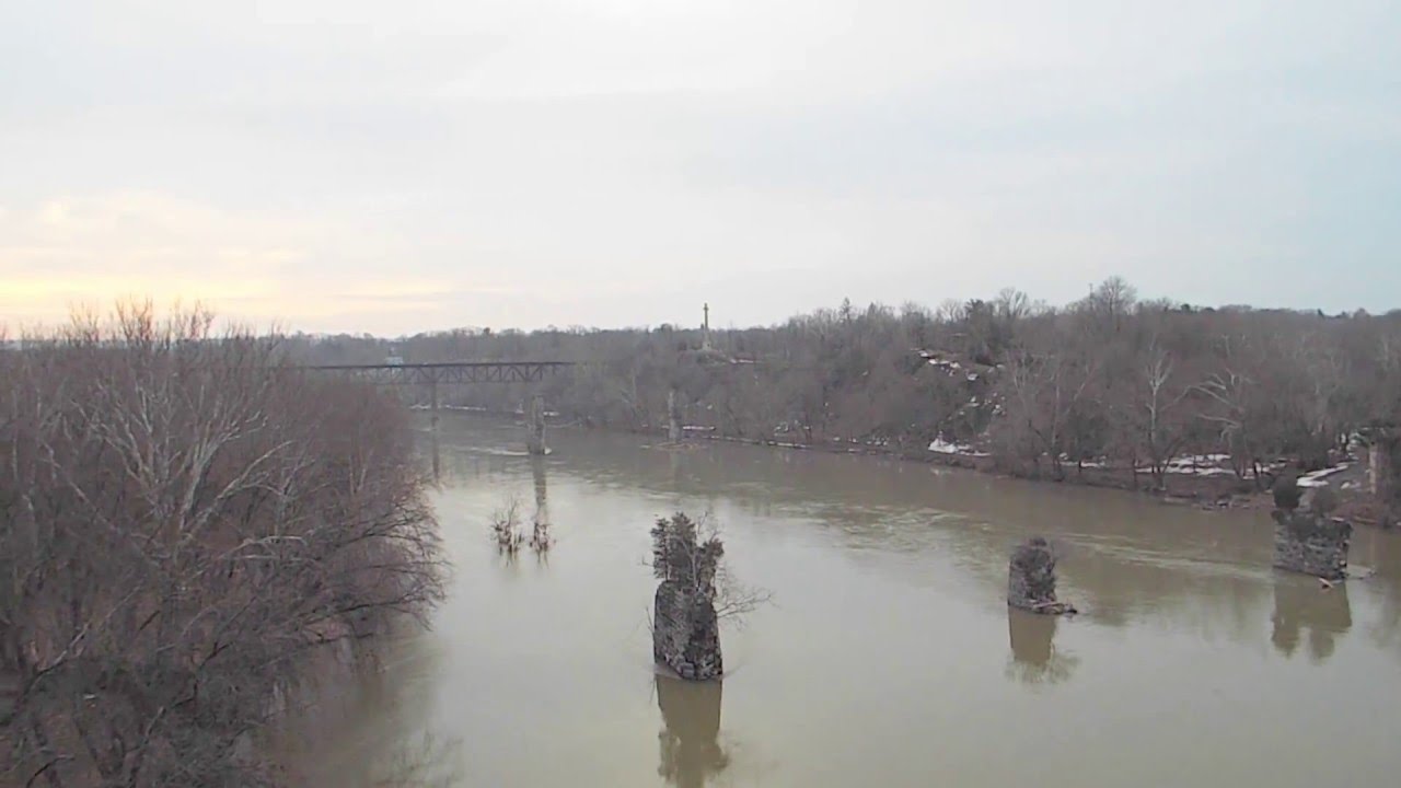 Shepherdstown Potomac River Toll Bridge Destroyed in the 1936 Flood