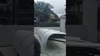 Proses pemasangan kanopi minimalis model 'flora' || kanopi teras minimalis #youtubeshorts