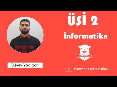 Ümumi Sınaq İmtahanı 2 (USİ 2) - İnformatika suallarının izahı