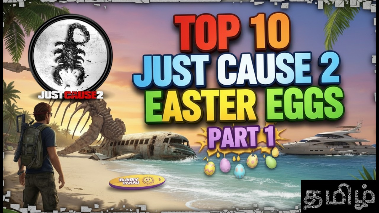 😱🔥 TOP 10 SECRET EASTER EGGS IN JUST CAUSE 2 | PART 1 🚁💀