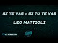 SI TE VAS x SI TU TE VAS - LEO MATTIOLI - Dj Juancito