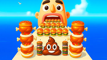 Sandwich Runner 🥪 – Walkthrough & Max Level Gameplay | Satisfying Food Runner Game (Android/iOS)