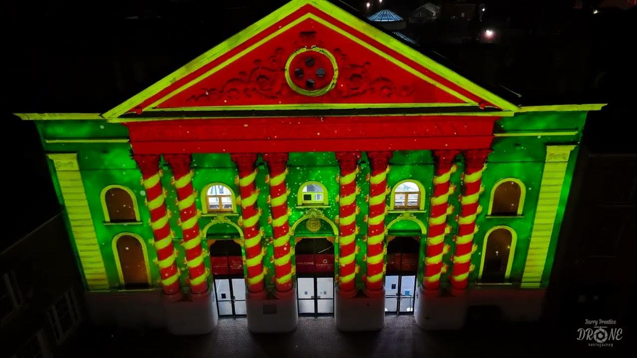 Banbury Christmas Lights Projections YouTube