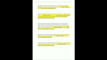 IMSA Traffic Signal Technician 2 Exam  All Questions and Correct Answers  Graded A  Verified Answers