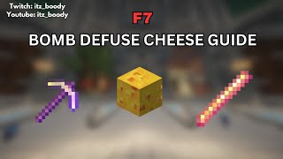 Hypixel Skyblock - How to Cheese bomb defuse using STONK (EASY 10 SECS)