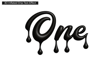 Create 3D Inflated Drip Text Effect In Illustrator – Step by Step Tutorial