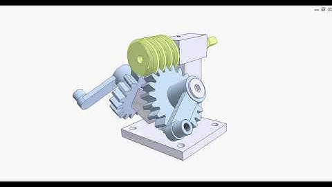 Worm drive of two wheels