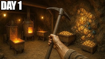 Building a Factory in This Automation Sandbox Mining Game…