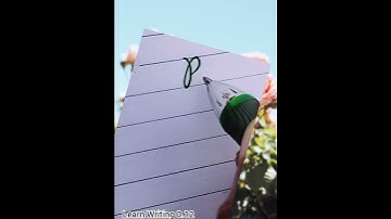 Alphabet P q #shortsfeed #cursive #shortsvideo #shortsviral #ytshorts #shortsyoutube #cursivehand